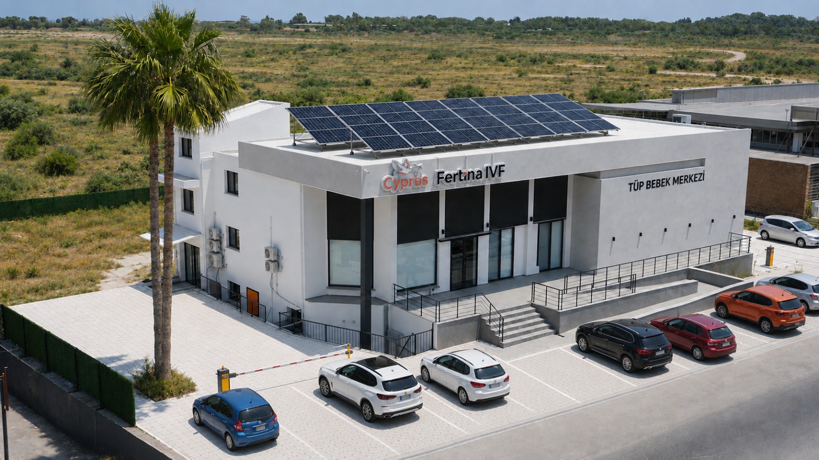 Cyprus Fertina IVF clinic building in Famagusta